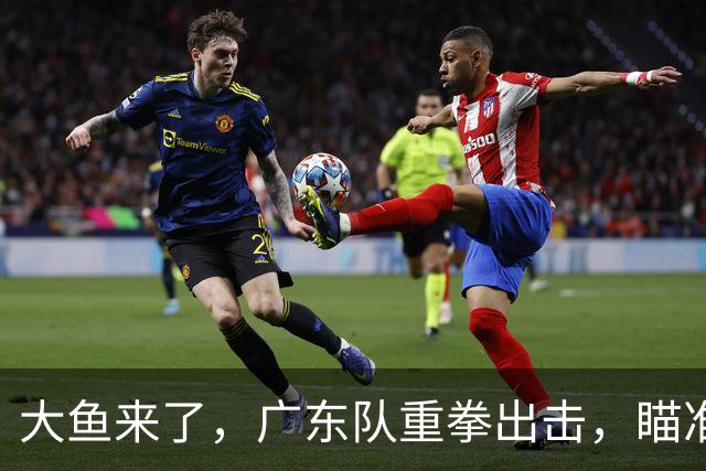 大鱼来了，广东队重拳出击，瞄准NBA爵士布莱克，三分球命中率46%！